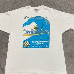 Retro Baseball Tee - West Michigan White Caps